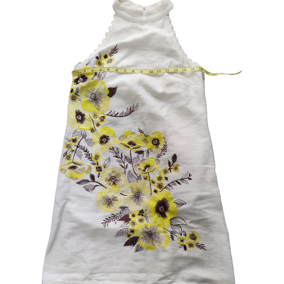 Anthropology, Mauve Sunflower Razorback Embroider Dress Size 4 #1312 - Picture 10 of 11